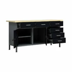 Arbetsbänk Be Basic Svart 160x60x85 Cm Stål 9 Arbetsbänk Be Basic Svart 160x60x85 Cm Stål -Hem Verktyg Försäljning 2024 1283399 2 272abe4e 55d4 4bac b7e8 e5a2d3130249