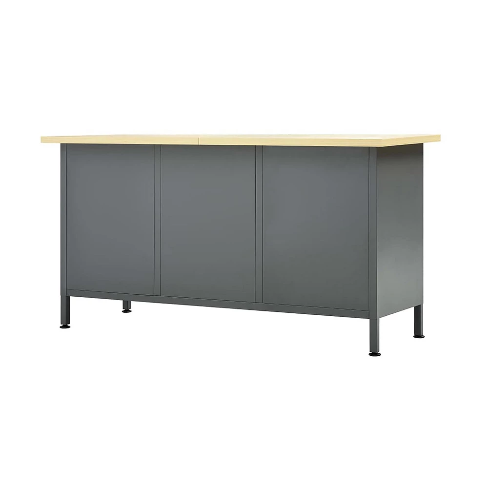 Arbetsbänk Be Basic Svart 160x60x85 Cm Stål 7 Arbetsbänk Be Basic Svart 160x60x85 Cm Stål - Bild 5