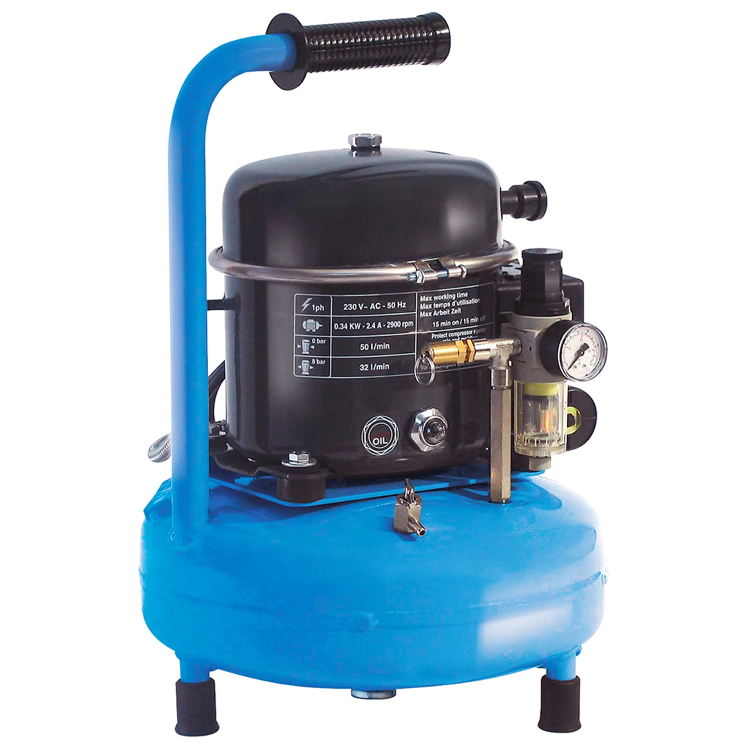 Kompressor Abac Silent 0.5 9L 3 Kompressor Abac Silent 0.5 9L