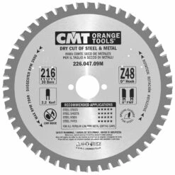 Sågklinga CMT Orange Tools Dry Cut Metall 226.047.09M