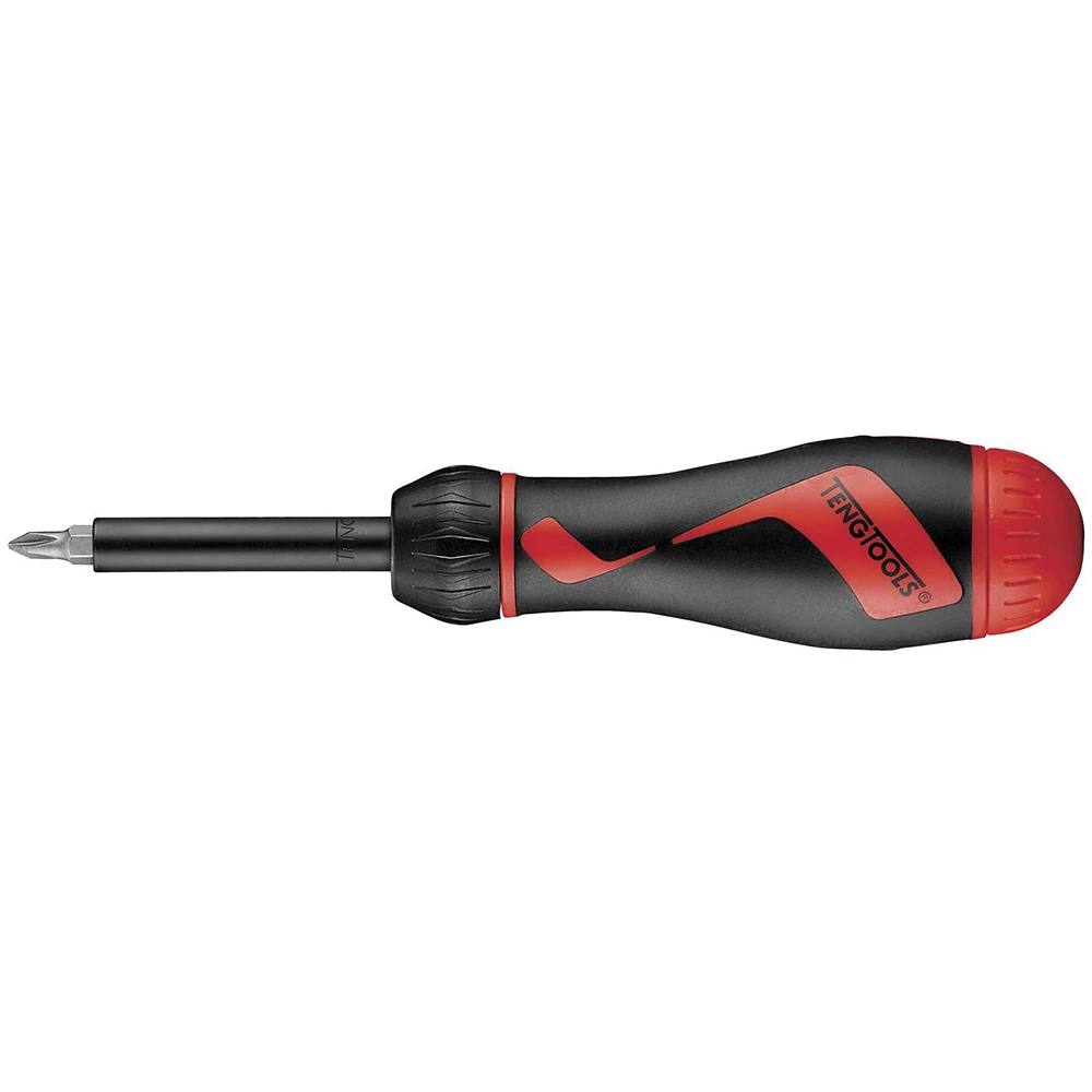 Bitsspärrskruvmejsel Teng Tools MDR915 3 Bitsspärrskruvmejsel Teng Tools MDR915