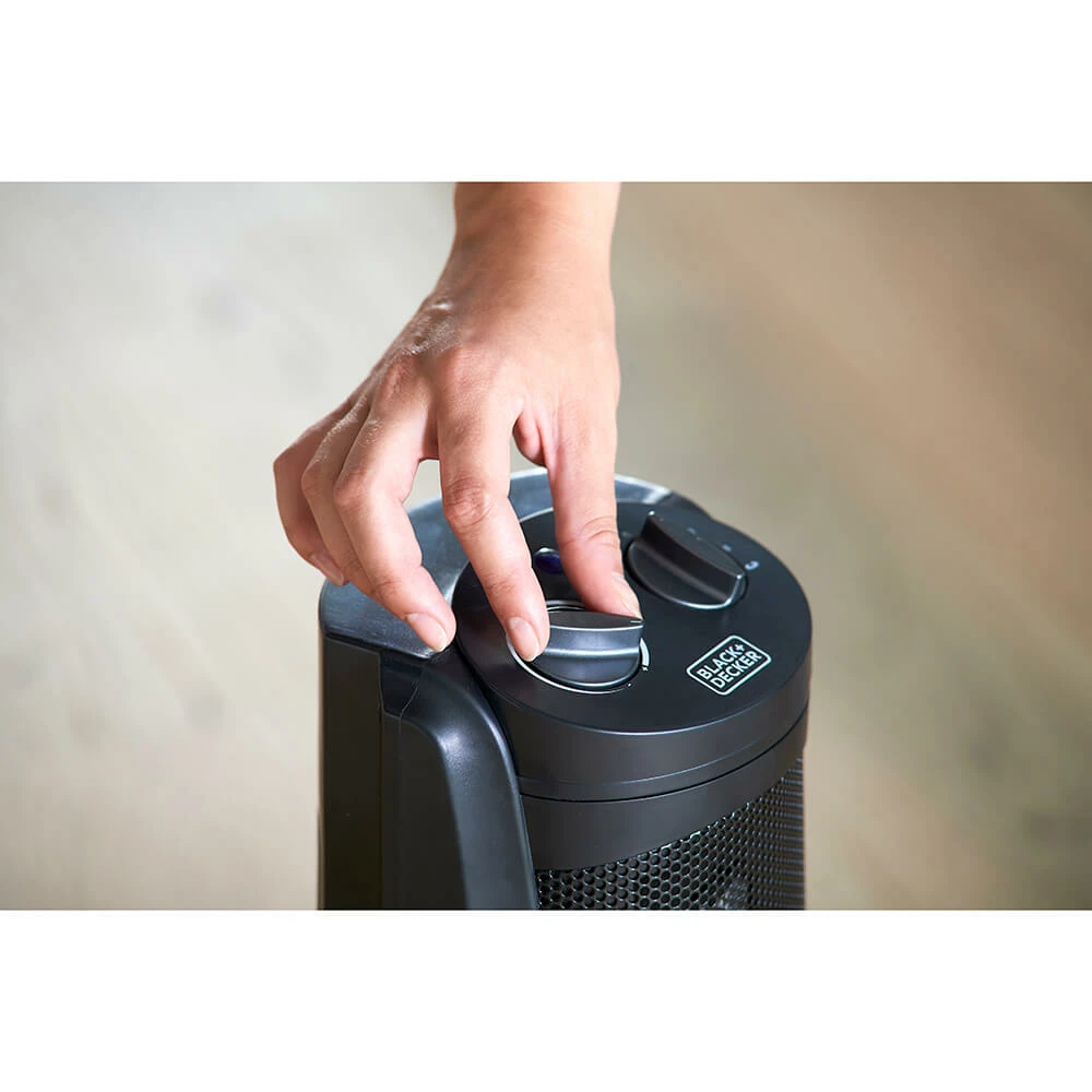 Black & Decker Tornvärmare Black+Decker Keramisk 2000W Svart 10 Black & Decker Tornvärmare Black+Decker Keramisk 2000W Svart - Bild 8