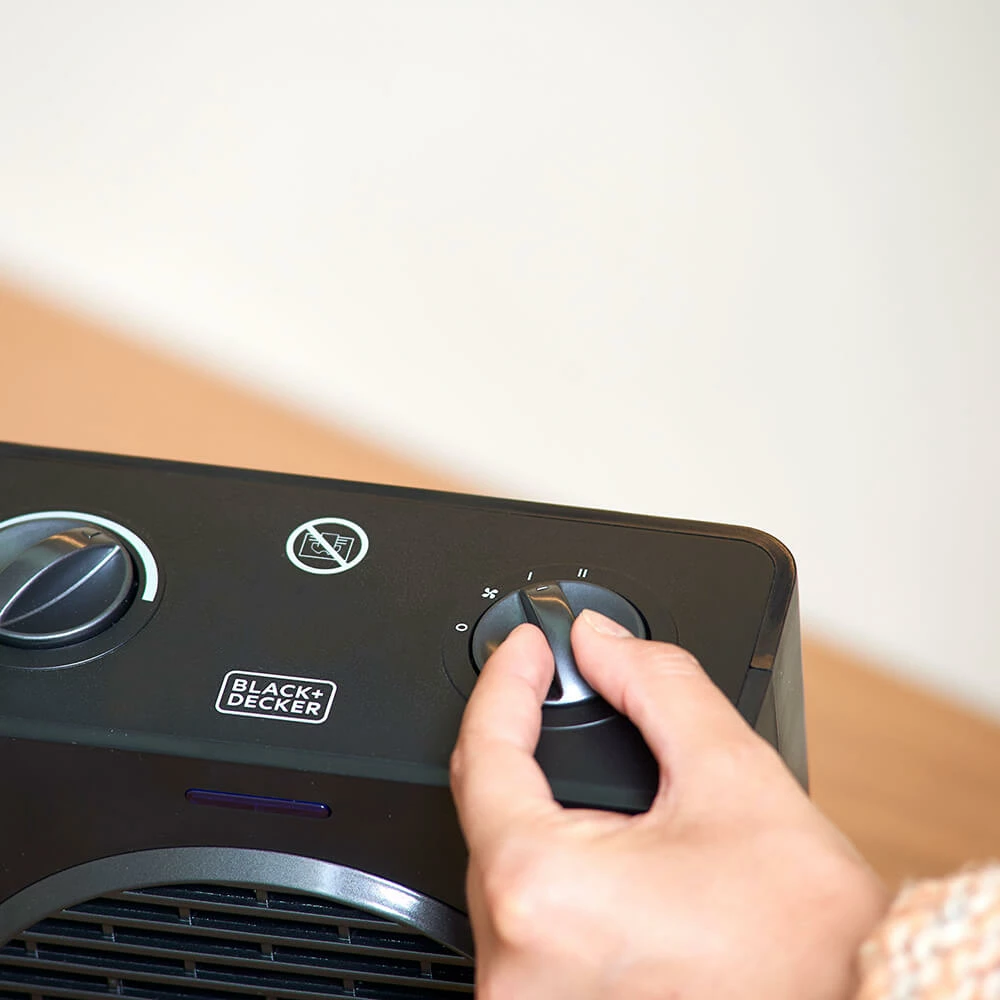 Black & Decker Värmefläkt Black+Decker Keramisk 1500W Svart 7 Black & Decker Värmefläkt Black+Decker Keramisk 1500W Svart - Bild 5