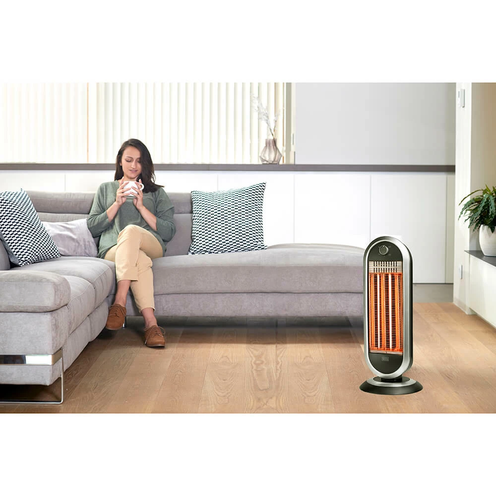 Black & Decker Carbon-värmare Black+Decker 900W 7 Black & Decker Carbon-värmare Black+Decker 900W - Bild 5