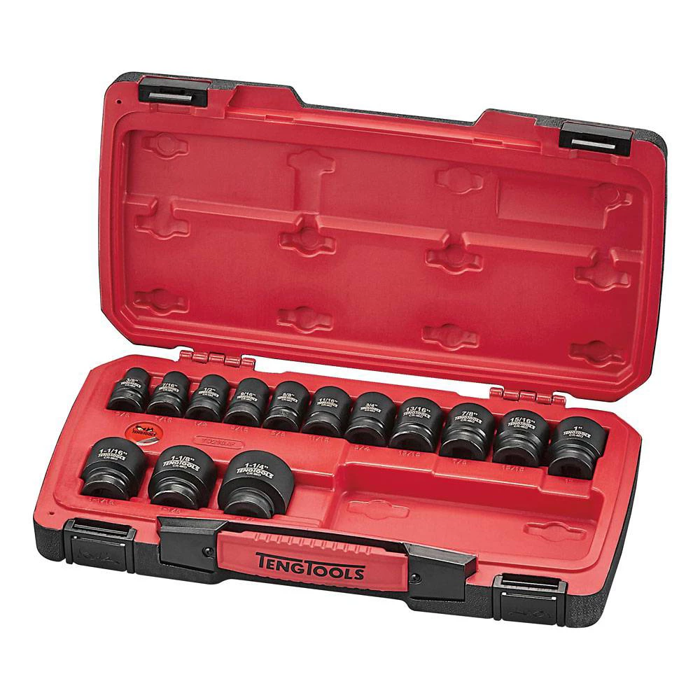 Krafthylssats Teng Tools 1/2 T9218AF 3 Krafthylssats Teng Tools 1/2 T9218AF