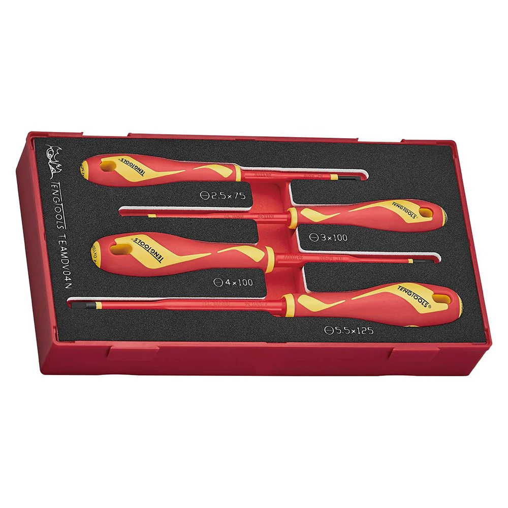 Skruvmejselsats Teng Tools TEAMDV04N 1000V 3 Skruvmejselsats Teng Tools TEAMDV04N 1000V