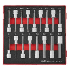 Hylsbitssats Teng Tools Långa 1/2 Tum-fäste TEDLBS17