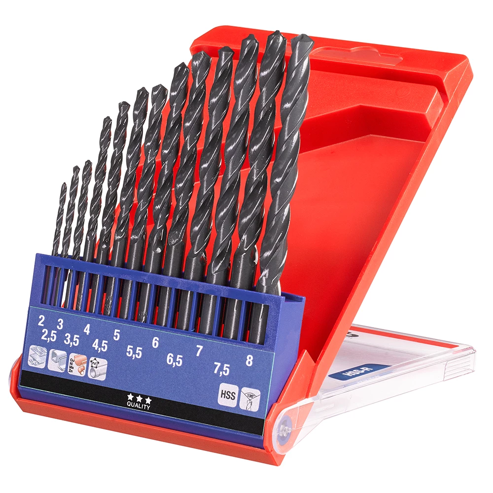 Borrsats KWB HSS 2-8 Mm I Låda 13-delar 3 Borrsats KWB HSS 2-8 Mm I Låda 13-delar