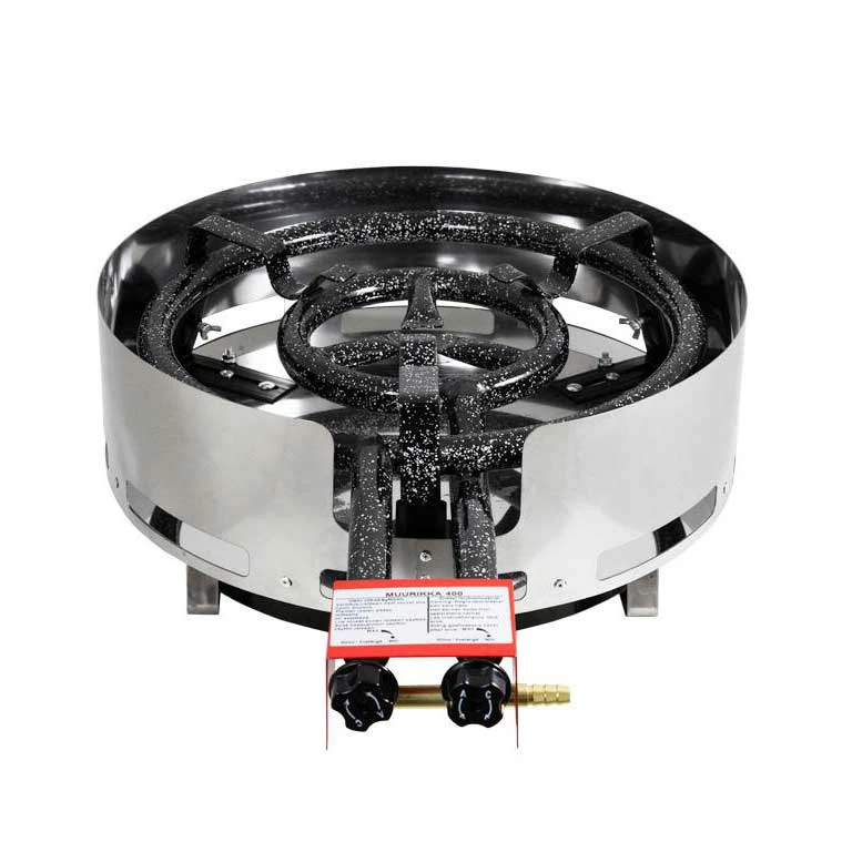 Gasbrännare Muurikka Kort Pro Steel D400 3 Gasbrännare Muurikka Kort Pro Steel D400