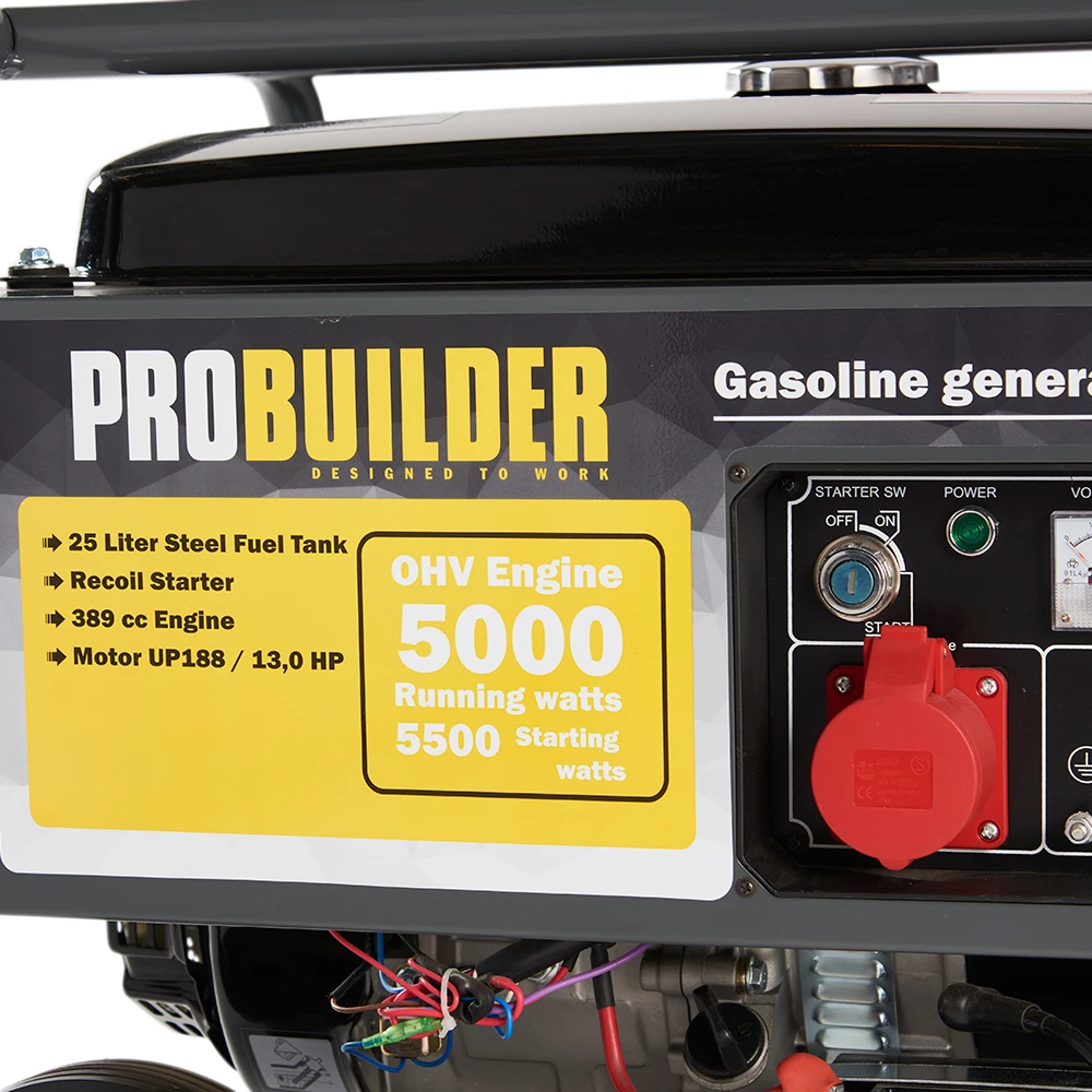 Elverk Probuilder 5000W/Max 5500W (Schuko) 389 Cc 13 Elverk Probuilder 5000W/Max 5500W (Schuko) 389 Cc - Bild 11