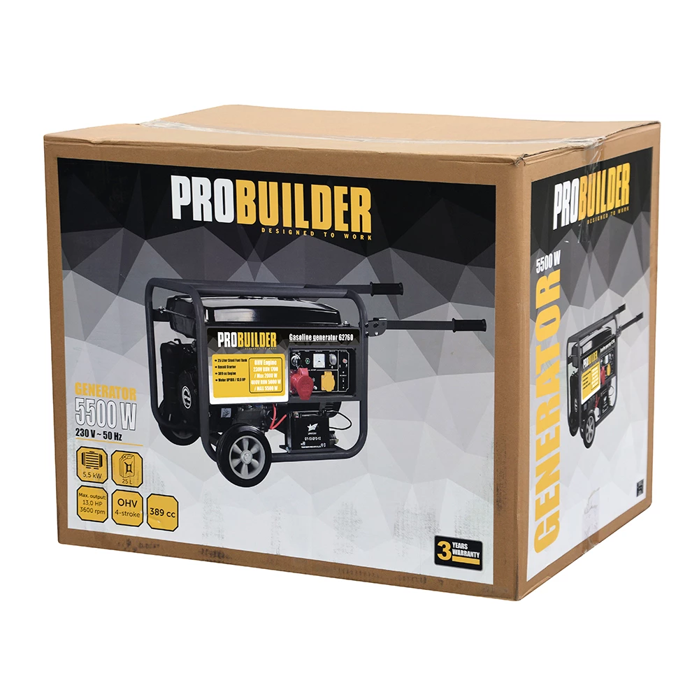 Elverk Probuilder 5000W/Max 5500W (Schuko) 389 Cc 8 Elverk Probuilder 5000W/Max 5500W (Schuko) 389 Cc - Bild 6