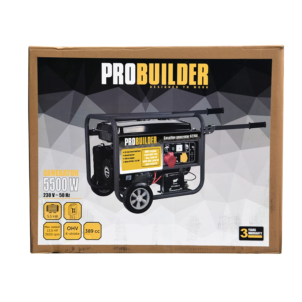 Elverk Probuilder 5000W/Max 5500W (Schuko) 389 Cc 9 Elverk Probuilder 5000W/Max 5500W (Schuko) 389 Cc - Bild 7