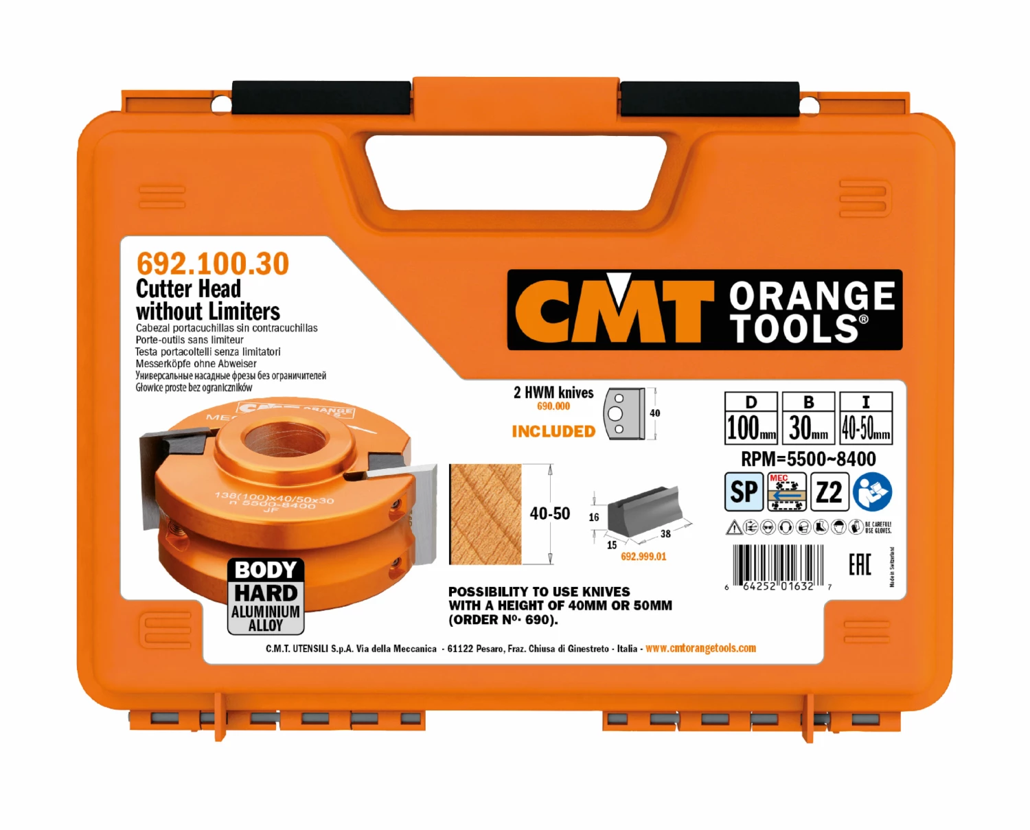 Fräskutter CMT Orange Tools Z2 3 Fräskutter CMT Orange Tools Z2