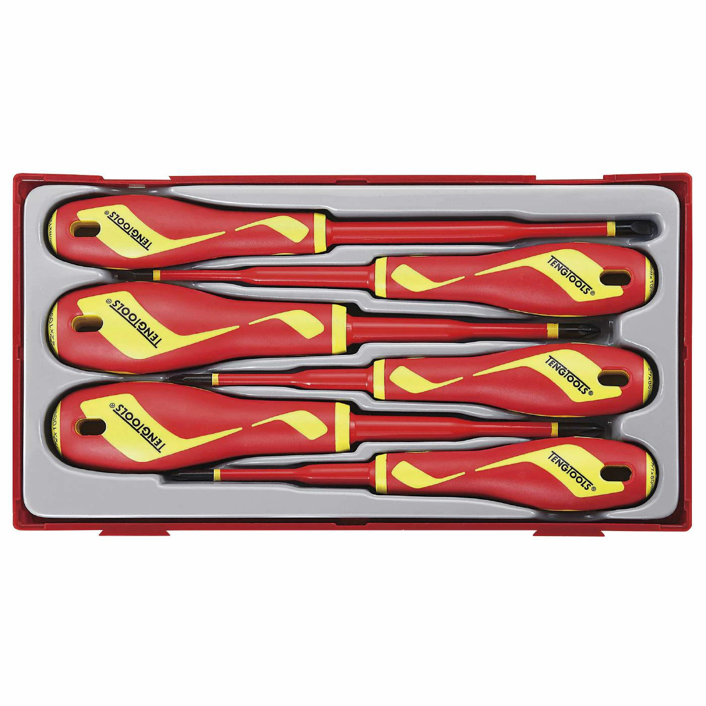 Skruvmejselsats 6 Delar För 1000 Volt Teng Tools TTV706N 3 Skruvmejselsats 6 Delar För 1000 Volt Teng Tools TTV706N