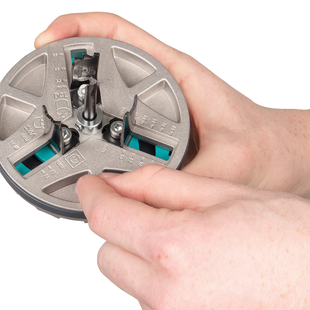 Ställbar Wolfcraft Proffshålsåg Ø 45-90mm 4 Ställbar Wolfcraft Proffshålsåg Ø 45-90mm - Bild 2