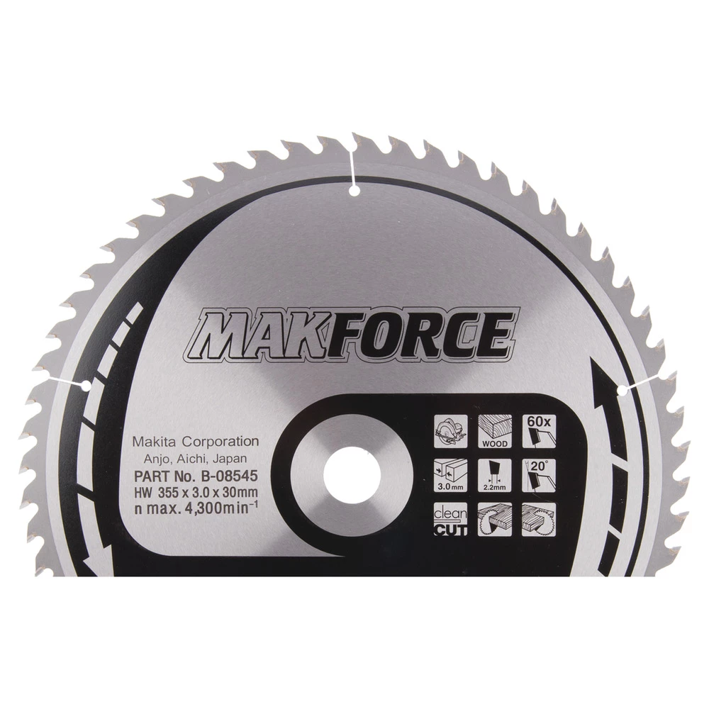 Sågklinga Makita B-08545 60T 5 Sågklinga Makita B-08545 60T - Bild 3
