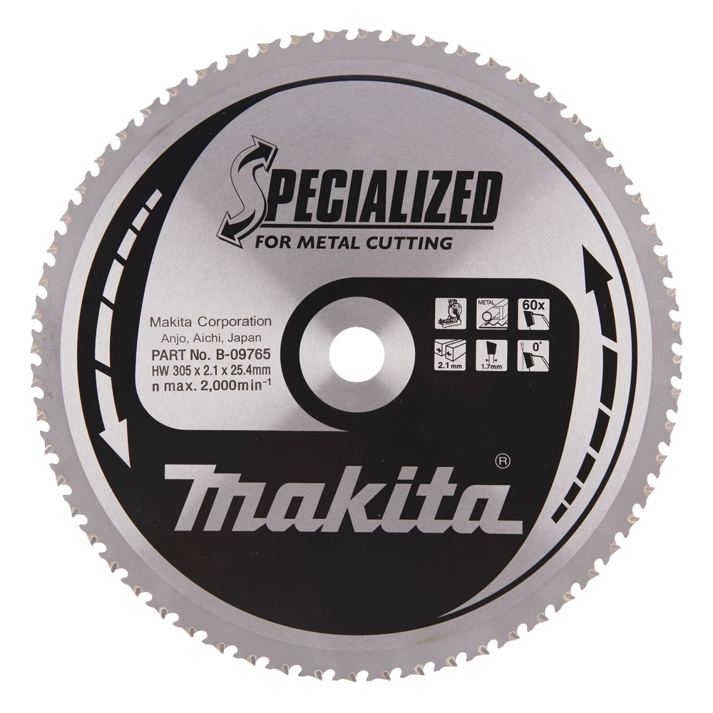 Sågklinga Makita B-09765 305x25 Mm 60T Metall 3 Sågklinga Makita B-09765 305x25 Mm 60T Metall