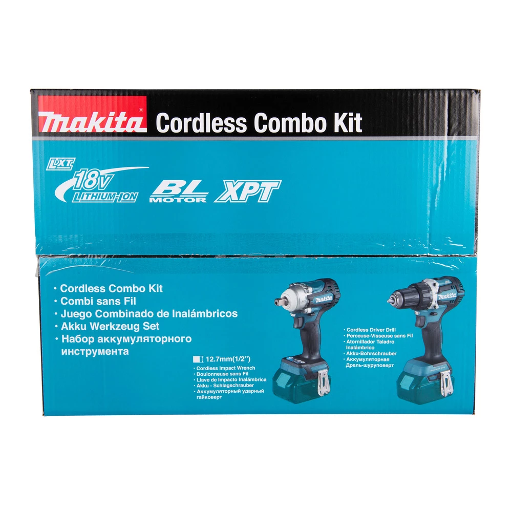 Verktygspaket Makita DDF484Z 18V DTW300Z Inkl Väska 3 Verktygspaket Makita DDF484Z 18V DTW300Z Inkl Väska