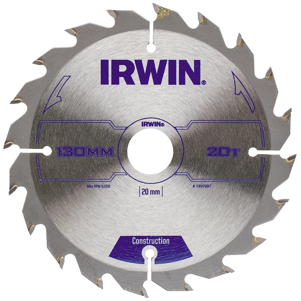 Sågklinga Irwin 130x20/16mm 20t 2,5mm 3 Sågklinga Irwin 130x20/16mm 20t 2,5mm